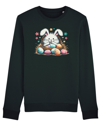 Easter Mood - iepuras dragut cu oua colorate Black