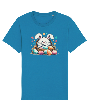 Easter Mood - iepuras dragut cu oua colorate Azur