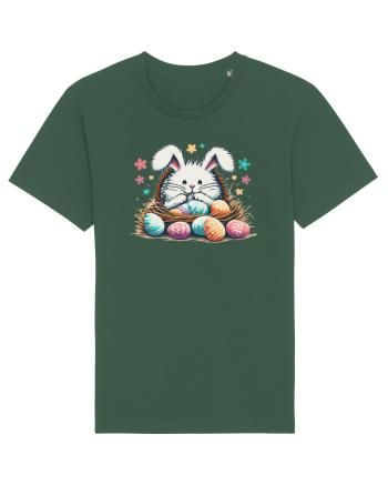 Easter Mood - iepuras dragut cu oua colorate Bottle Green