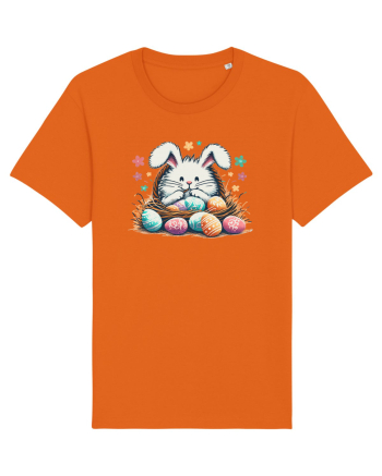 Easter Mood - iepuras dragut cu oua colorate Bright Orange