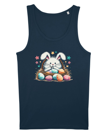 Easter Mood - iepuras dragut cu oua colorate Navy