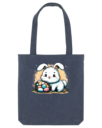 Easter Mood - iepuras dragut cu oua colorate Midnight Blue