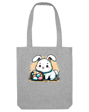 Easter Mood - iepuras dragut cu oua colorate Heather Grey