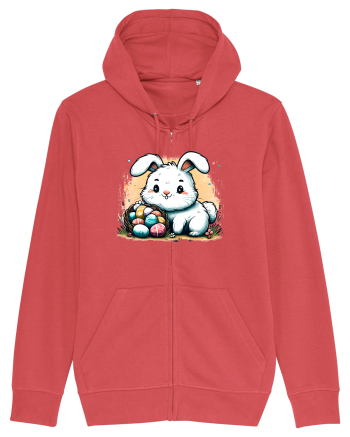 Easter Mood - iepuras dragut cu oua colorate Carmine Red