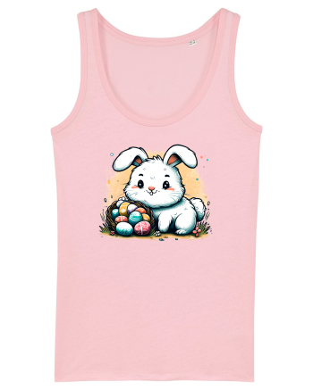 Easter Mood - iepuras dragut cu oua colorate Cotton Pink