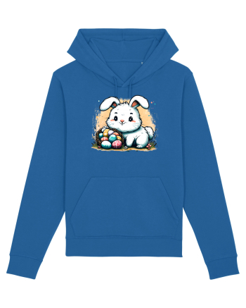 Easter Mood - iepuras dragut cu oua colorate Royal Blue