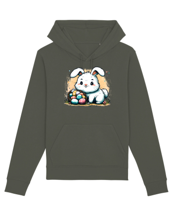 Easter Mood - iepuras dragut cu oua colorate Khaki