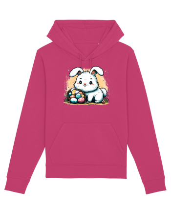 Easter Mood - iepuras dragut cu oua colorate Raspberry