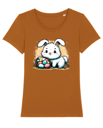 Easter Mood - iepuras dragut cu oua colorate Roasted Orange