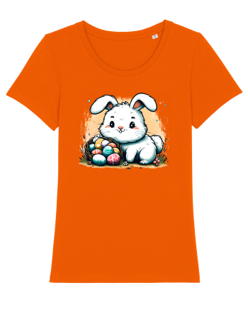 Easter Mood - iepuras dragut cu oua colorate Bright Orange