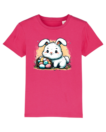 Easter Mood - iepuras dragut cu oua colorate Raspberry