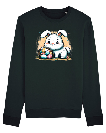 Easter Mood - iepuras dragut cu oua colorate Black