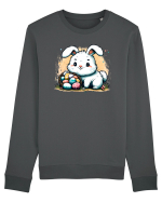 Easter Mood - iepuras dragut cu oua colorate Bluză mânecă lungă Unisex Rise