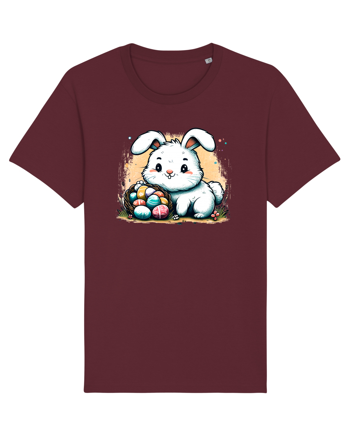 Tricou mânecă scurtă Unisex Rocker Burgundy