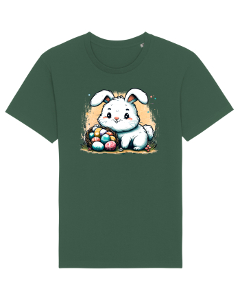 Easter Mood - iepuras dragut cu oua colorate Bottle Green
