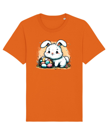 Easter Mood - iepuras dragut cu oua colorate Bright Orange