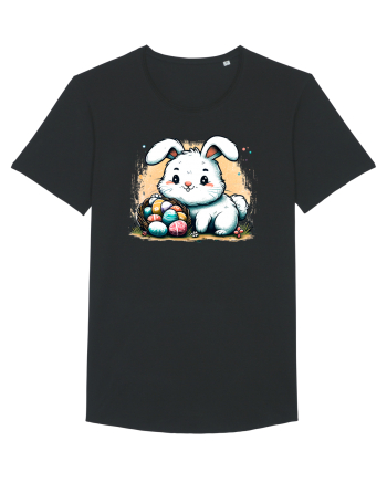 Easter Mood - iepuras dragut cu oua colorate Black