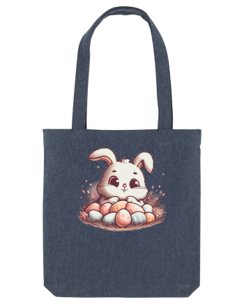 Easter Mood - iepuras dragut cu oua colorate Midnight Blue
