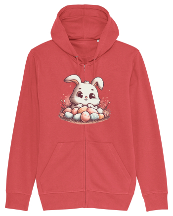 Easter Mood - iepuras dragut cu oua colorate Carmine Red