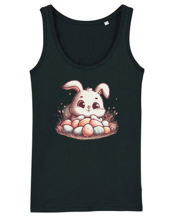 Easter Mood - iepuras dragut cu oua colorate Black