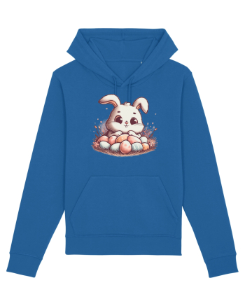 Easter Mood - iepuras dragut cu oua colorate Royal Blue