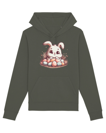 Easter Mood - iepuras dragut cu oua colorate Khaki
