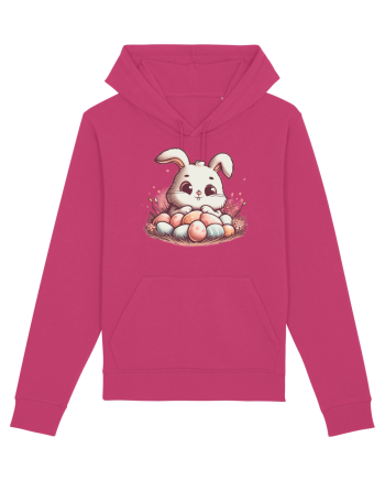 Easter Mood - iepuras dragut cu oua colorate Raspberry