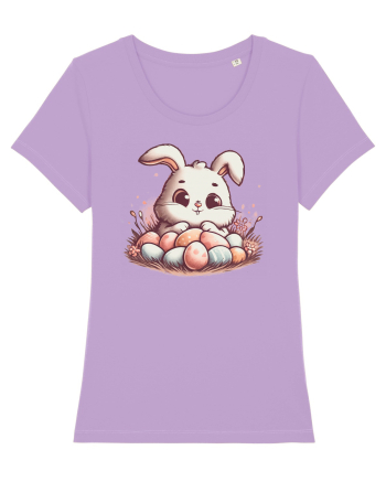 Easter Mood - iepuras dragut cu oua colorate Lavender Dawn