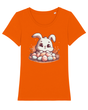 Easter Mood - iepuras dragut cu oua colorate Bright Orange