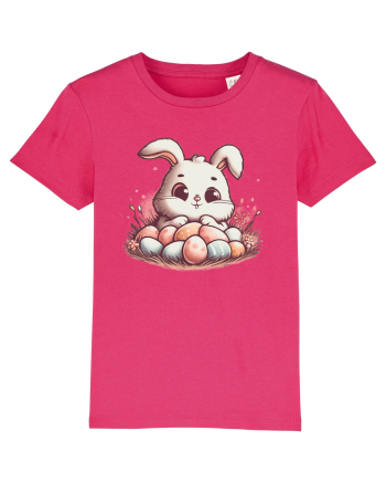 Easter Mood - iepuras dragut cu oua colorate Raspberry