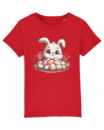 Easter Mood - iepuras dragut cu oua colorate Red