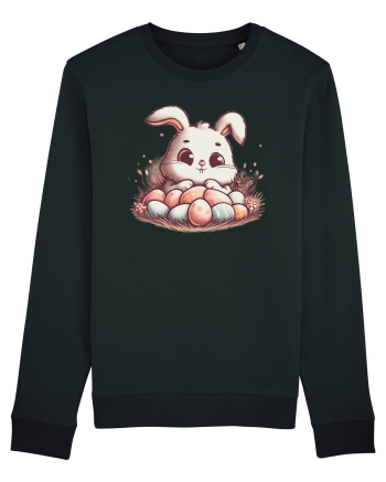 Easter Mood - iepuras dragut cu oua colorate Black