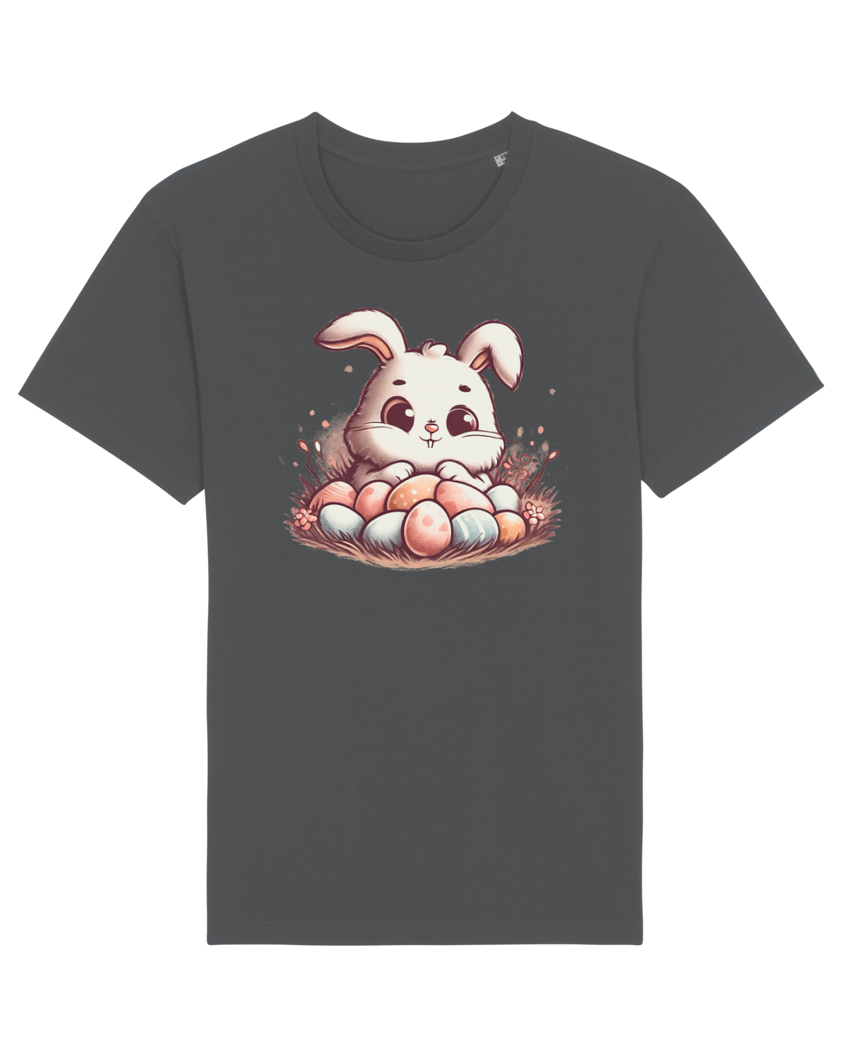 Tricou mânecă scurtă Unisex Rocker Anthracite