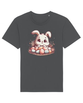 Easter Mood - iepuras dragut cu oua colorate Tricou mânecă scurtă Unisex Rocker