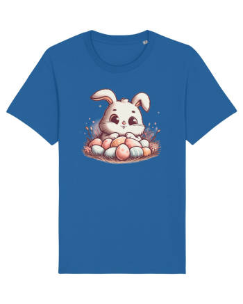 Easter Mood - iepuras dragut cu oua colorate Royal Blue