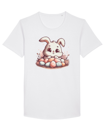 Easter Mood - iepuras dragut cu oua colorate White