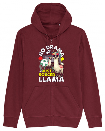 Llama Fotbalistă Burgundy