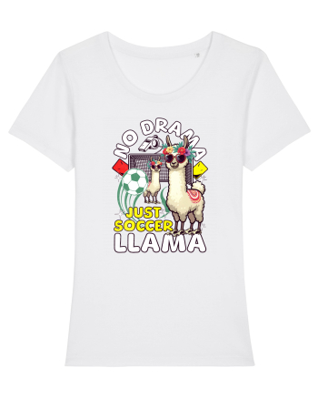 Llama Fotbalistă White