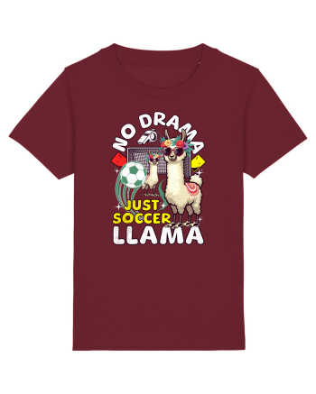 Llama Fotbalistă Burgundy