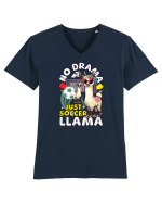 Llama Fotbalistă Tricou mânecă scurtă guler V Bărbat Presenter