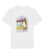 Llama Fotbalistă Tricou mânecă scurtă Unisex Rocker