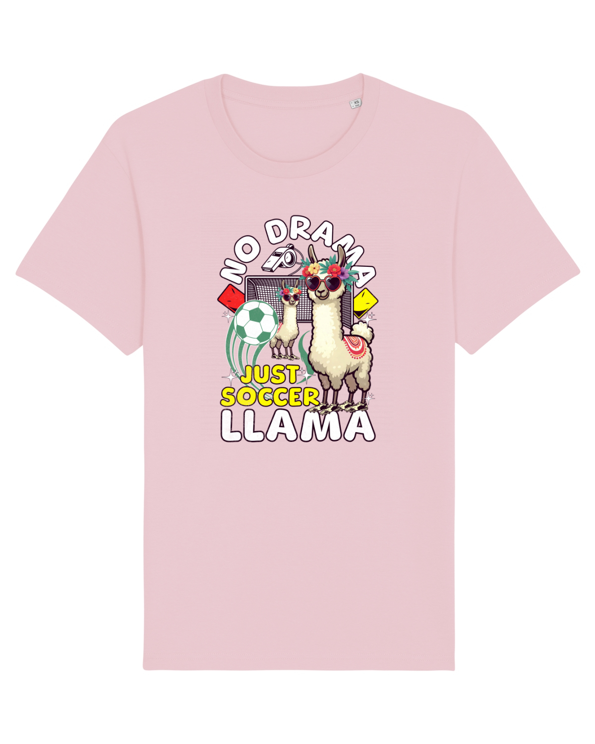 Tricou mânecă scurtă Unisex Rocker Cotton Pink