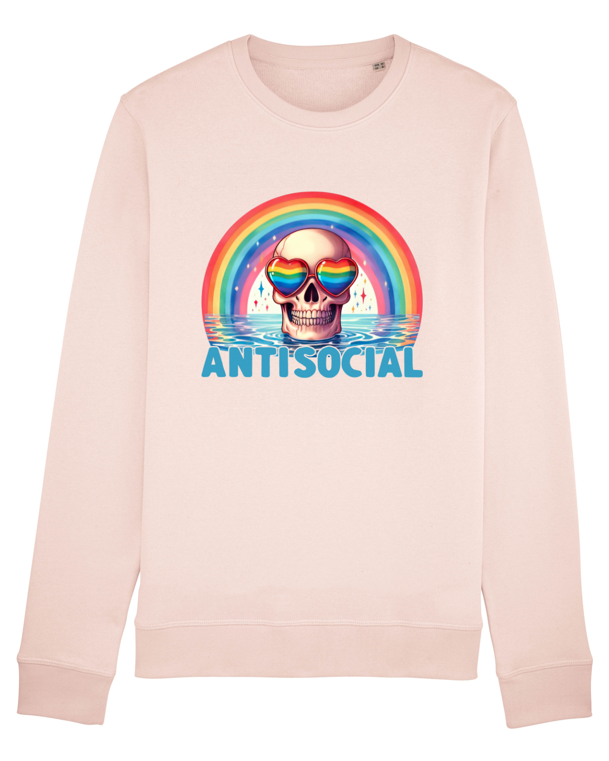Bluză mânecă lungă Unisex Rise Candy Pink