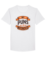 My puns are always intended Tricou mânecă scurtă guler larg Bărbat Skater