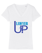 Lawyer Up Tricou mânecă scurtă guler V Damă Evoker