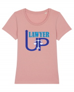 Lawyer Up Tricou mânecă scurtă guler larg fitted Damă Expresser