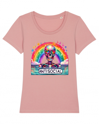 Antisocial Rainbow Skull Canyon Pink
