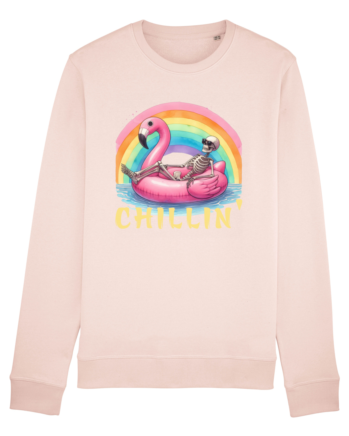 Bluză mânecă lungă Unisex Rise Candy Pink