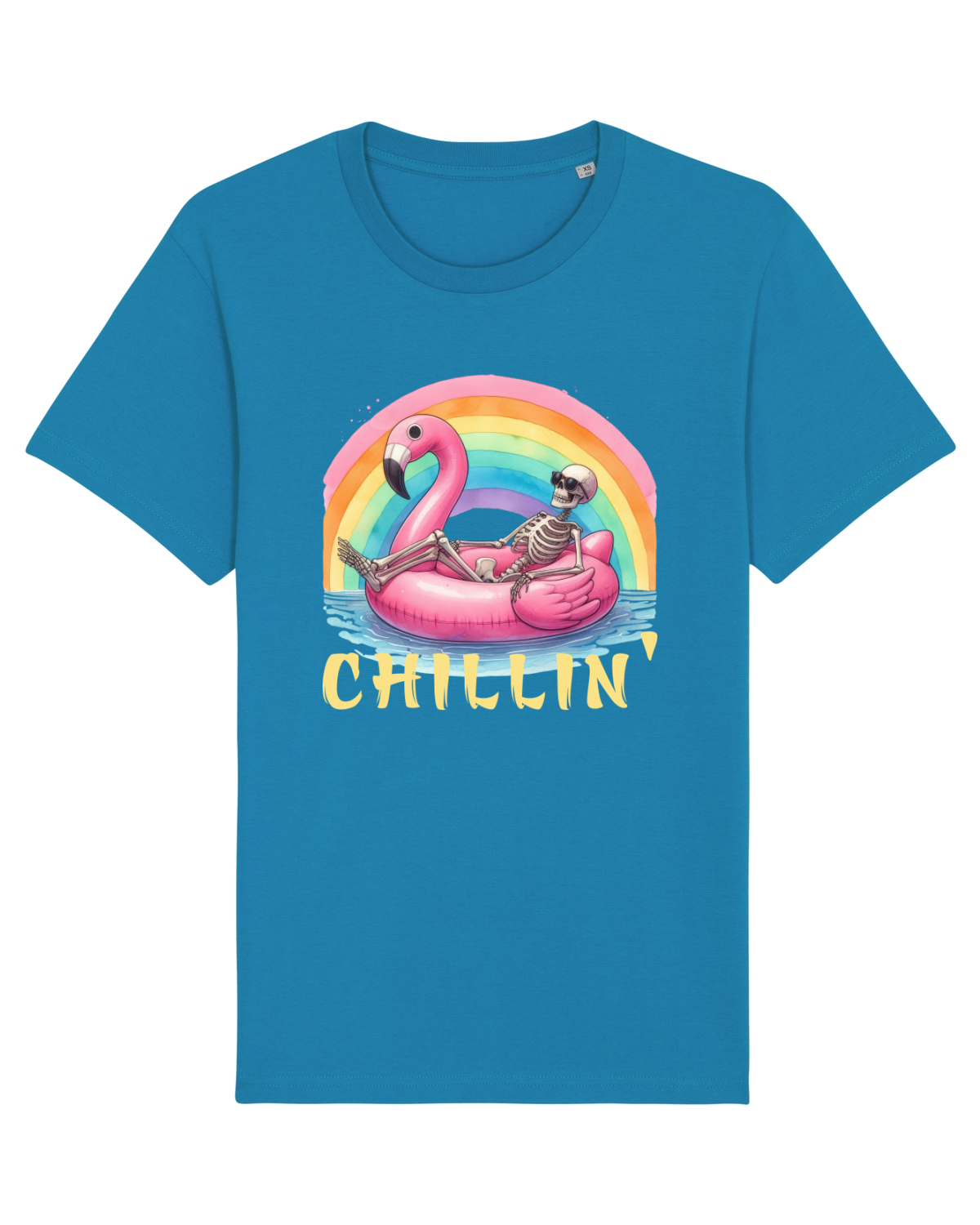 Tricou mânecă scurtă Unisex Rocker Azur