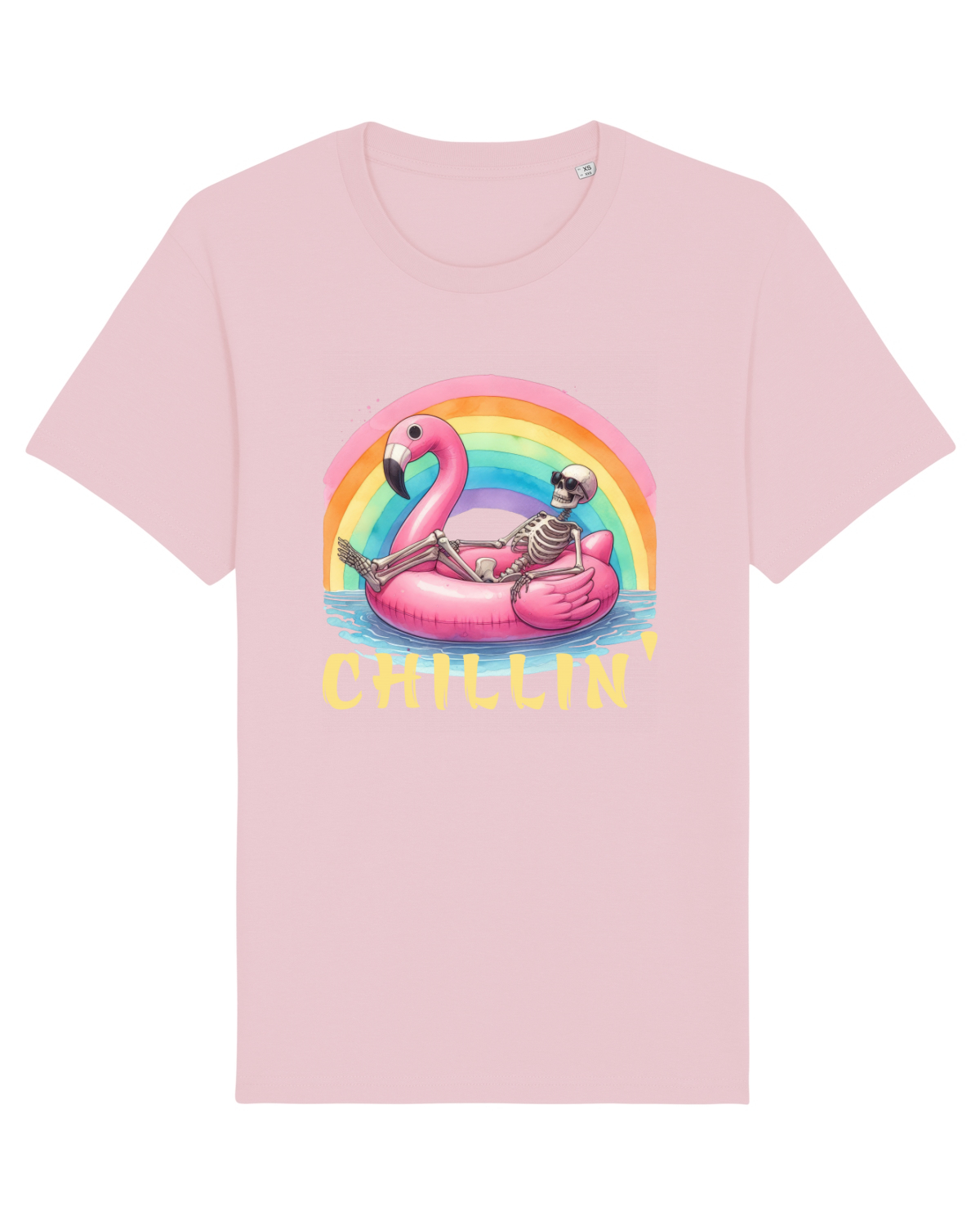 Tricou mânecă scurtă Unisex Rocker Cotton Pink